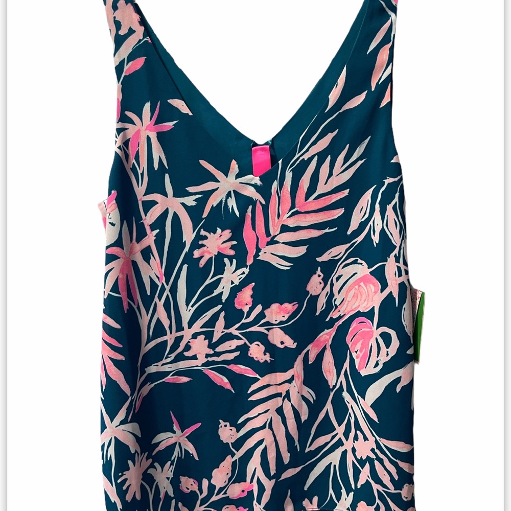 NWT Reversible Lilly Pulitzer Tidal Wave Prime Florin Top Spring Summer Beach - Picture 14 of 14